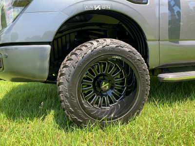 1 2016 Titan Xd Nissan Rough Country Leveling Kit Arkon Off Road Alexander Black