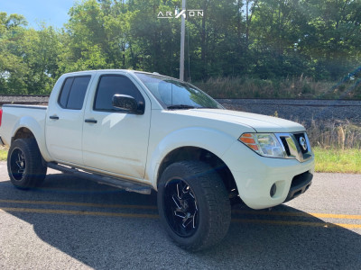 2018 Nissan Frontier - 20x10 -25mm - ARKON OFF-ROAD Cleopatra - Suspension Lift 3" - 275/55R20