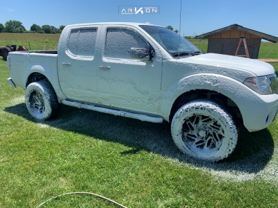 1 2018 Frontier Nissan Supreme Suspension Lift 3in Arkon Off Road Cleopatra Black