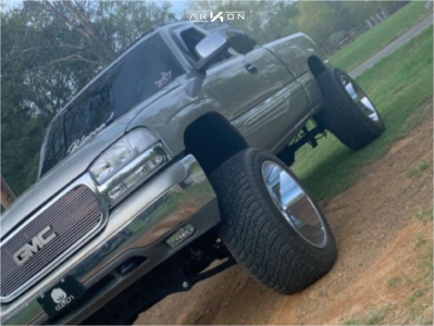 1 1999 Sierra 1500 Gmc Full Throttle Suspension Lift 9in Arkon Off Road Crown Series Victory Chrome