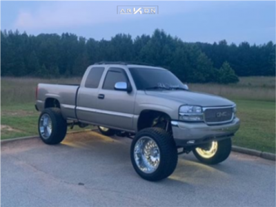 1 1999 Sierra 1500 Gmc Full Throttle Suspension Lift 9in Arkon Off Road Crown Series Victory Chrome