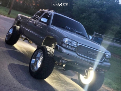 1 1999 Sierra 1500 Gmc Full Throttle Suspension Lift 9in Arkon Off Road Crown Series Victory Chrome