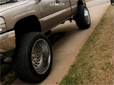 1 1999 Sierra 1500 Gmc Full Throttle Suspension Lift 9in Arkon Off Road Crown Series Victory Chrome