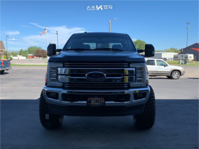 1 2017 F 350 Super Duty Ford Zone Suspension Lift 4in Arkon Off Road Lincoln Black