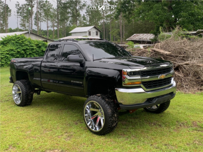 1 2018 Silverado 1500 Chevrolet Full Throttle Suspension Lift 9in Arkon Off Road Lincoln Chrome