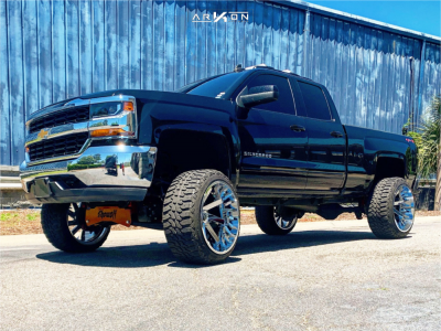 1 2018 Silverado 1500 Chevrolet Full Throttle Suspension Lift 9in Arkon Off Road Lincoln Chrome