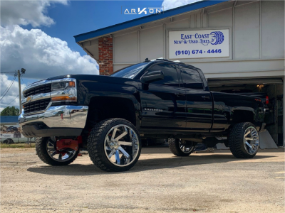 1 2018 Silverado 1500 Chevrolet Full Throttle Suspension Lift 9in Arkon Off Road Lincoln Chrome