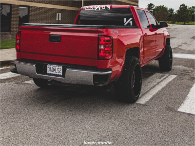 1 2017 Silverado 1500 Chevrolet Supreme Suspension Lift 35in Arkon Off Road Caesar Black