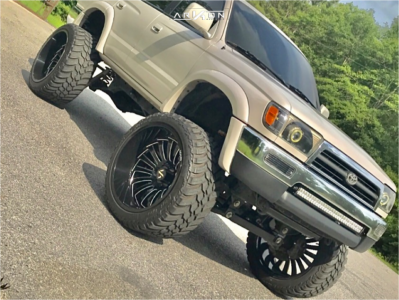 1 1997 4runner Toyota Mixed Suspension Lift 7in Body 3in Arkon Off Road Alexander Black