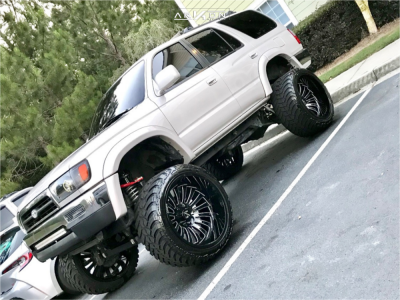 1 1997 4runner Toyota Mixed Suspension Lift 7in Body 3in Arkon Off Road Alexander Black