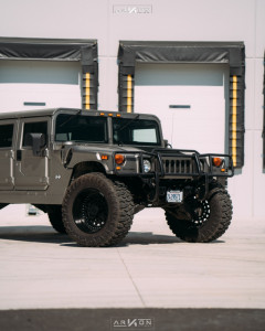 1 2003 H1 Hummer Rubberduck4x4 Suspension Lift 3in Arkon Off Road Crown Series Triumph Black