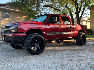 1 2006 Silverado 1500 Chevrolet Pro Comp Suspension Lift 7in Arkon Off Road Lincoln Black