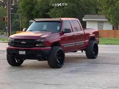 1 2006 Silverado 1500 Chevrolet Pro Comp Suspension Lift 7in Arkon Off Road Lincoln Black