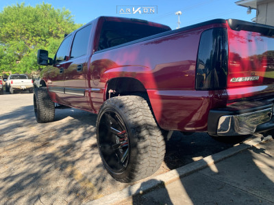 1 2006 Silverado 1500 Chevrolet Pro Comp Suspension Lift 7in Arkon Off Road Lincoln Black