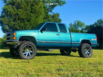 1997 Chevrolet K1500 - 20x10 -25mm - ARKON OFF-ROAD Lincoln - Suspension Lift 6" - 35" x 12.5"