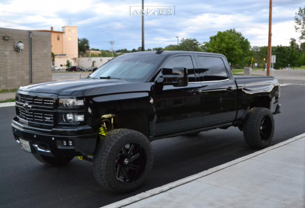1 2015 Silverado 1500 Chevrolet Bds Suspension Lift 6in Arkon Off Road Lincoln Black