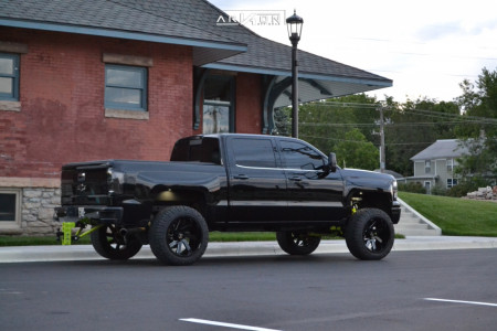 1 2015 Silverado 1500 Chevrolet Bds Suspension Lift 6in Arkon Off Road Lincoln Black