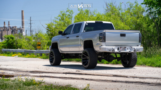 1 2014 Silverado 1500 Chevrolet Rough Country Suspension Lift 7in Arkon Off Road Roosevelt Machined Accents