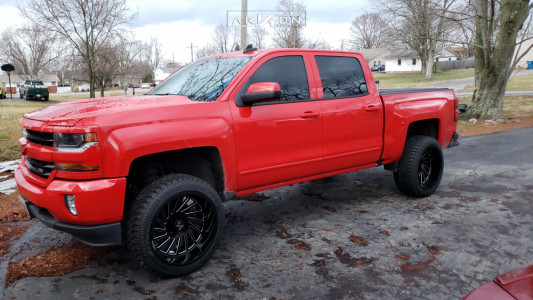 1 2016 1500 Chevrolet Motofab Suspension Lift 3in Arkon Off Road Caesar Black