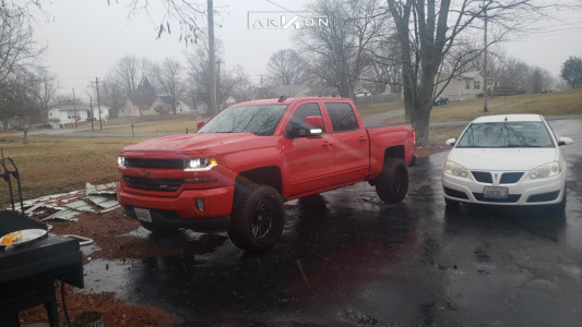 1 2016 1500 Chevrolet Motofab Suspension Lift 3in Arkon Off Road Caesar Black