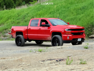 1 2016 1500 Chevrolet Motofab Suspension Lift 3in Arkon Off Road Caesar Black