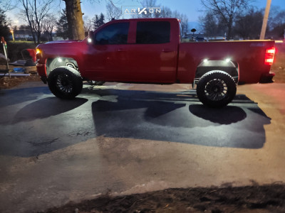 1 2016 1500 Chevrolet Motofab Suspension Lift 3in Arkon Off Road Caesar Black