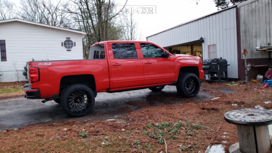 1 2016 1500 Chevrolet Motofab Suspension Lift 3in Arkon Off Road Caesar Black