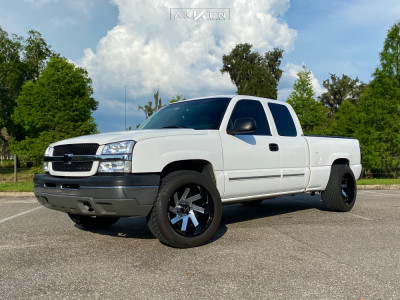 2003 Chevrolet Silverado 1500 - 20x12 -51mm - ARKON OFF-ROAD Lincoln - Suspension Lift 3" - 305/50R20