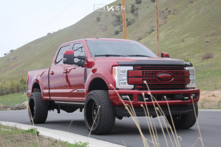 2017 Ford F-350 Super Duty - 22x12 -51mm - ARKON OFF-ROAD Caesar - Leveling Kit - 325/50R22