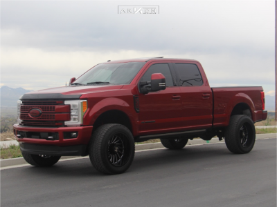 1 2017 F 350 Super Duty Ford 2 Inch Level Leveling Kit Arkon Off Road Caesar Machined Black