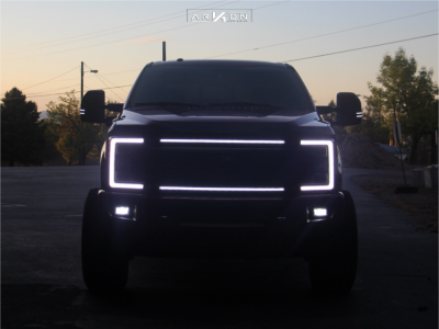 1 2017 F 350 Super Duty Ford 2 Inch Level Leveling Kit Arkon Off Road Caesar Machined Black