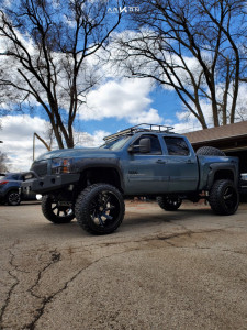 1 2009 Silverado 1500 Chevrolet Rough Country Suspension Lift 75in Arkon Off Road Lincoln Black