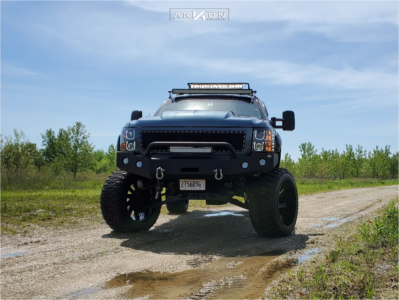 1 2009 Silverado 1500 Chevrolet Rough Country Suspension Lift 75in Arkon Off Road Lincoln Black