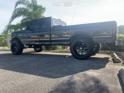 1 1994 F 150 Ford Rough Country Suspension Lift 6in Arkon Off Road Lincoln Black