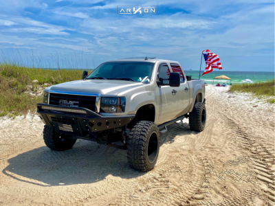 2008 GMC Sierra 1500 - 20x12 -51mm - ARKON OFF-ROAD Lincoln - Suspension Lift 7.5" - 35" x 12.5"