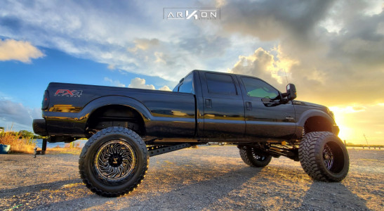 1 2012 F 350 Super Duty Ford Fabtech Suspension Lift 10in Arkon Off Road Crown Series Victory Black