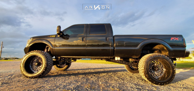 1 2012 F 350 Super Duty Ford Fabtech Suspension Lift 10in Arkon Off Road Crown Series Victory Black