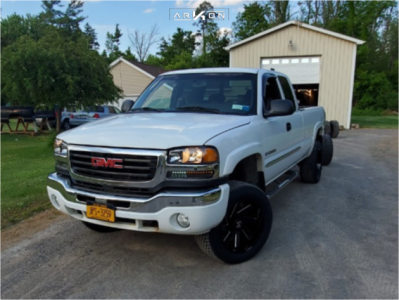 2007 GMC Sierra 2500 HD Classic - 20x10 -25mm - ARKON OFF-ROAD Lincoln - Stock Suspension - 295/45R20