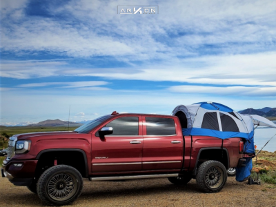 1 2017 Sierra 1500 Gmc Bds Suspension Lift 6in Arkon Off Road Alexander Black Milled