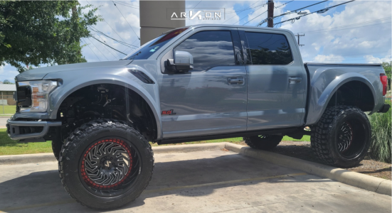 2019 Ford F-150 - 24x14 -81mm - ARKON OFF-ROAD Crown Series Victory - Suspension Lift 9" - 40" x 15.5"