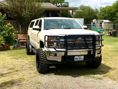 1 2014 Silverado 1500 Chevrolet Rough Country Suspension Lift 7in Arkon Off Road Lincoln Machined Black