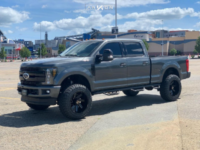 2019 Ford F-350 Super Duty - 22x12 -51mm - ARKON OFF-ROAD Lincoln - Leveling Kit - 37" x 12.5"