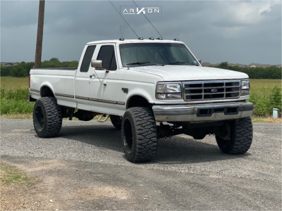 1995 Ford F-250 - 22x14 -81mm - ARKON OFF-ROAD Lincoln - Suspension Lift 4" - 375/45R22