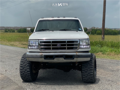 1 1995 F 250 Ford Rough Country Suspension Lift 4in Arkon Off Road Lincoln Black