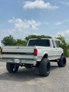 1 1995 F 250 Ford Rough Country Suspension Lift 4in Arkon Off Road Lincoln Black