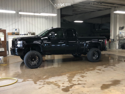 1 2008 Silverado 1500 Chevrolet Rough Country Suspension Lift 6in Arkon Off Road Alexander Black