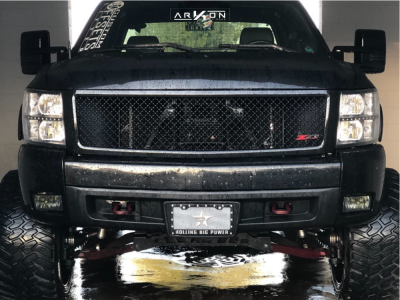 1 2008 Silverado 1500 Chevrolet Rough Country Suspension Lift 6in Arkon Off Road Alexander Black