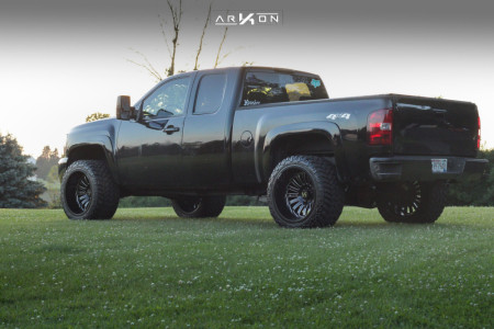 1 2008 Silverado 1500 Chevrolet Rough Country Suspension Lift 6in Arkon Off Road Alexander Black