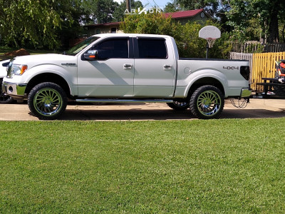 1 2012 F 150 Ford Rough Country Suspension Lift 3in Arkon Off Road Caesar Chrome