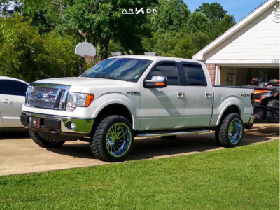 1 2012 F 150 Ford Rough Country Suspension Lift 3in Arkon Off Road Caesar Chrome